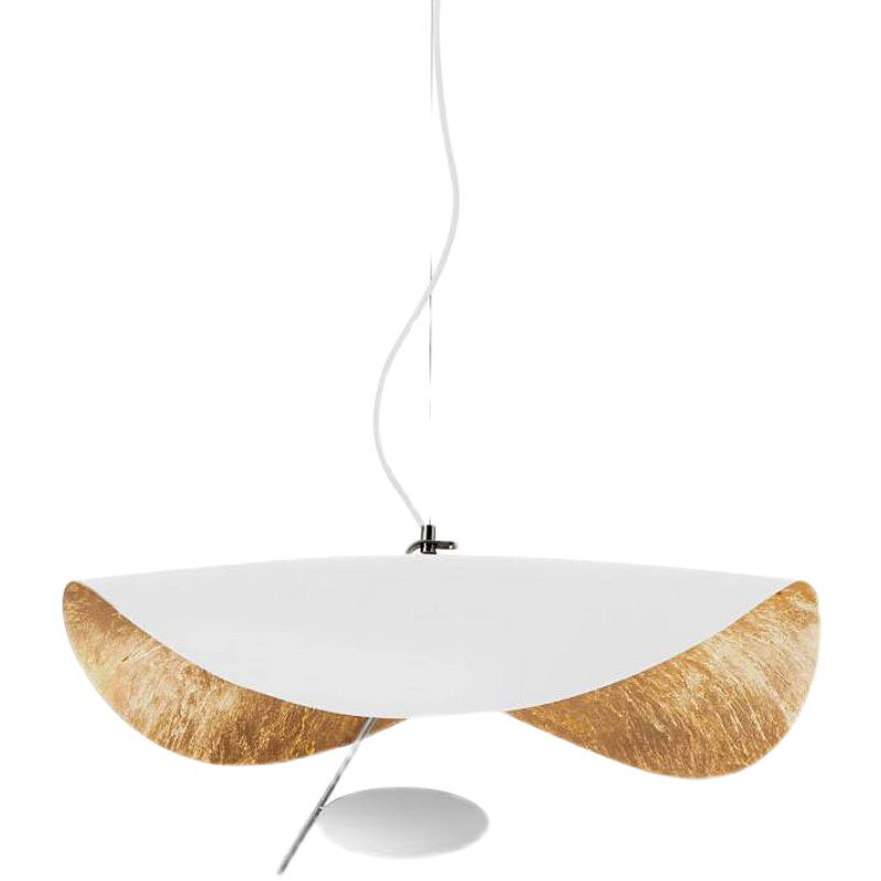 Dinning Room LED Suspension Pendant Simple Hanging Pendant with Hat-Shaped Metal Shade