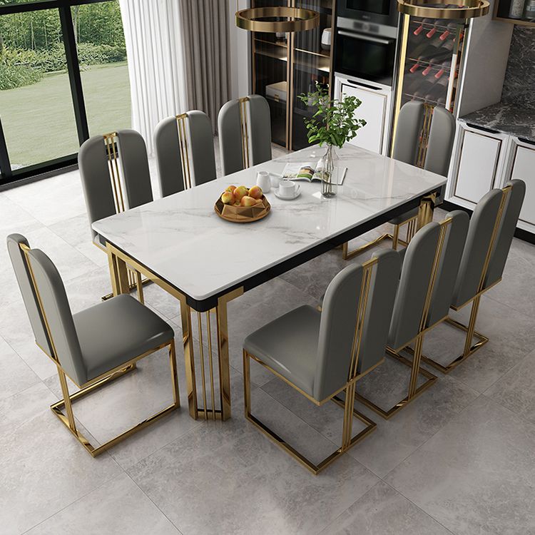 Modern 1/2/7/9 Pieces Dining Set Marble Dining Furniture Set /Separate Items
