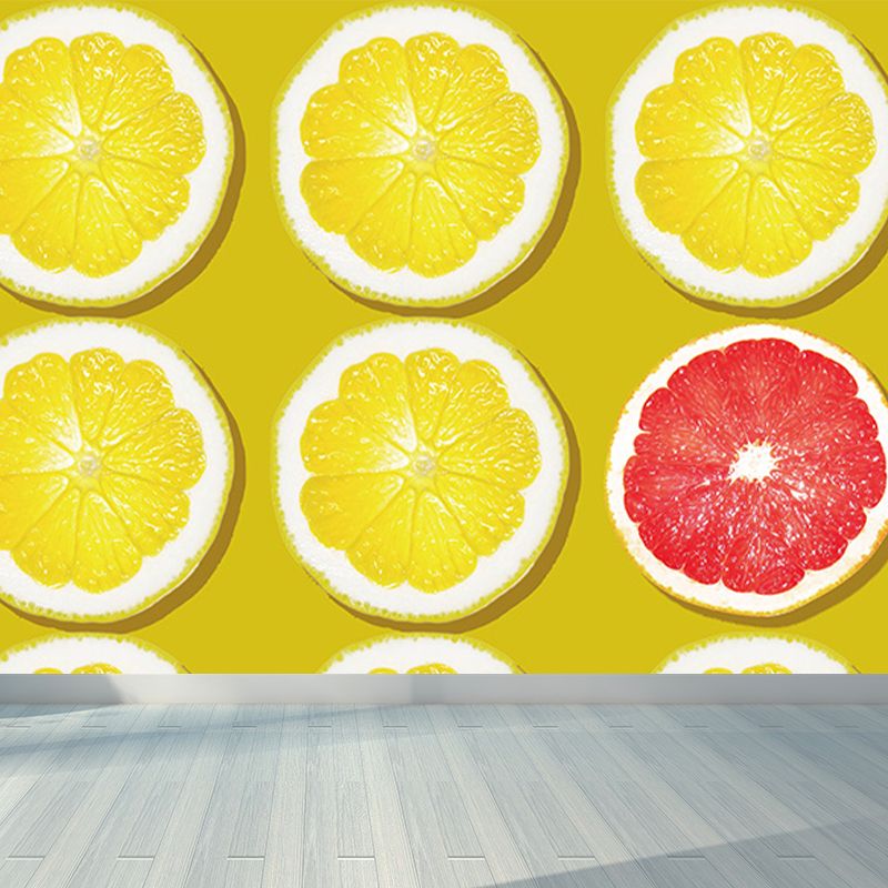 Modern Summer Printed Mural Decal Light Color Waterproofing Wall Decor for Bathroom