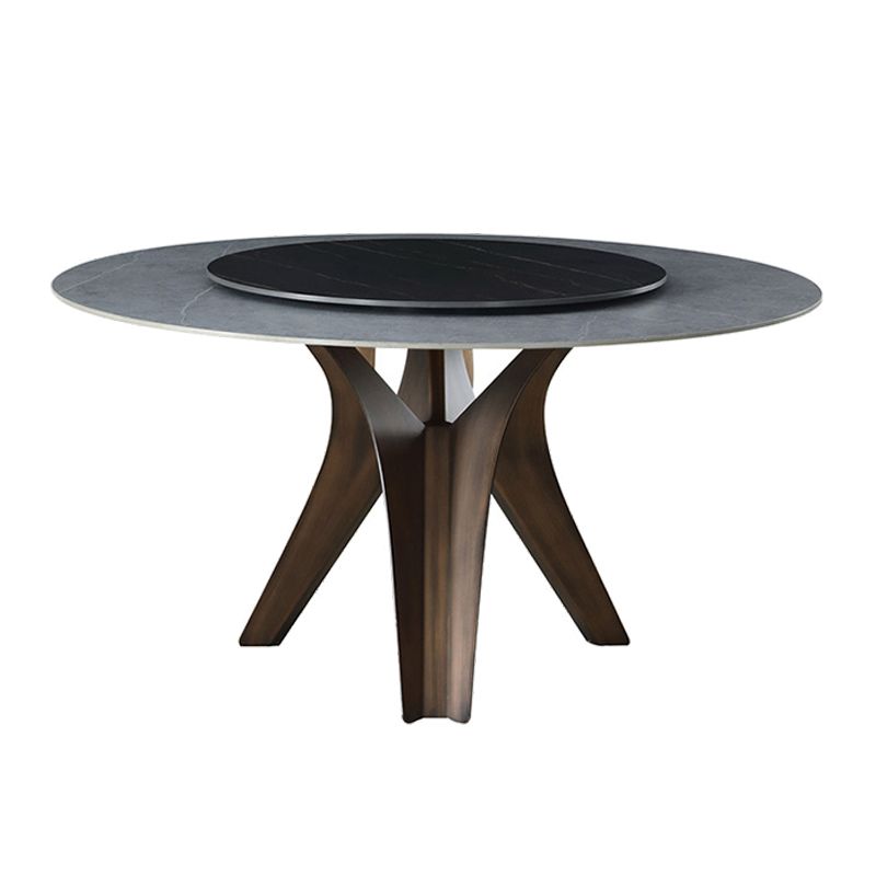 1/2/4/5/7 Pcs Metal Modern Dining Set with Round Table Dinette Set