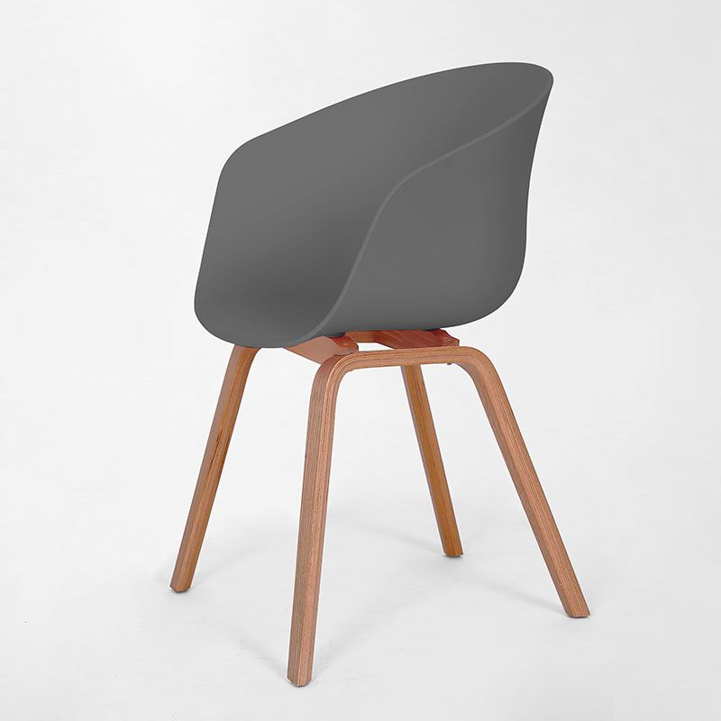 Sedia da sala da pranzo in plastica semplice glam sedie da sala da pranzo solido