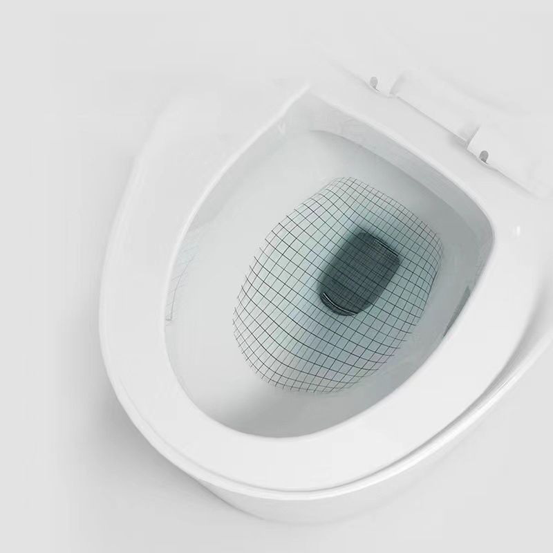 Modern Skirted One Piece Toilet Floor Mounted Flush Toilet with Toilet Seat