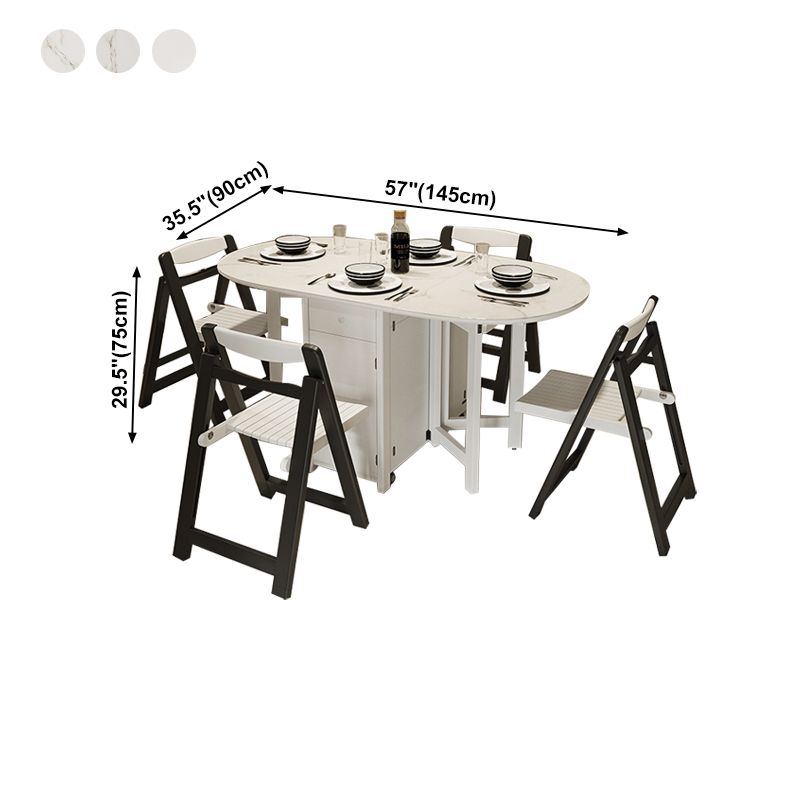 Mesa de comedor estándar de cocina contemporánea Mesa de comedor plegable (única mesa)