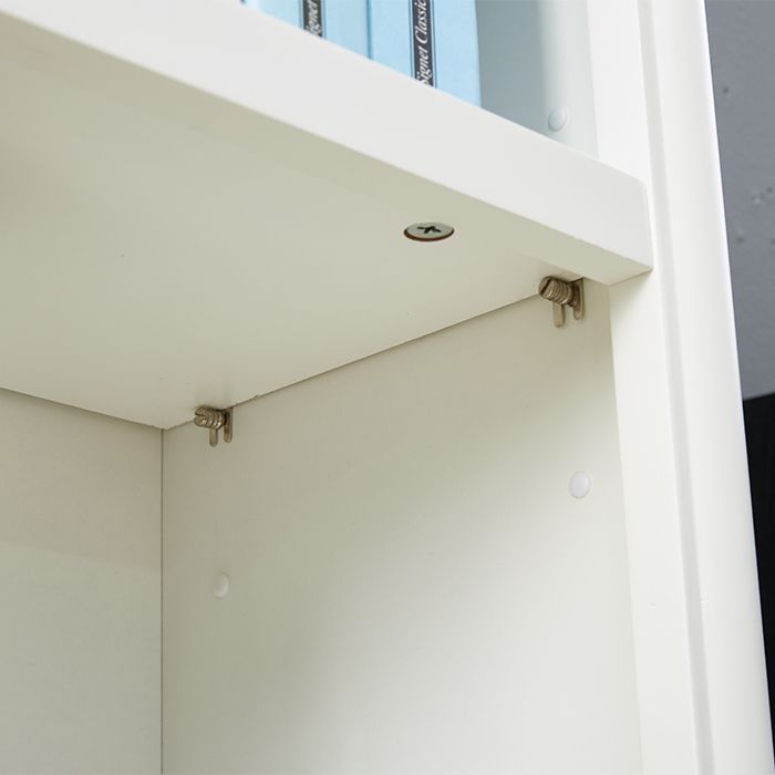 Modern Style Bookcase Engineer Wood Closed Back Bookshelf for Home Office