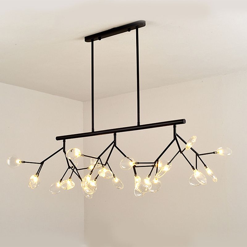 Nordic Modern Style Firefly Island Light Indoor Firefly Hanging Lamp for Dining Room