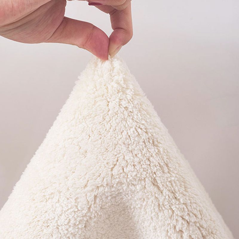 White Tone Casual Indoor Rug Polyester Random Print Rug Stian Resistant Indoor Rug for Living Room