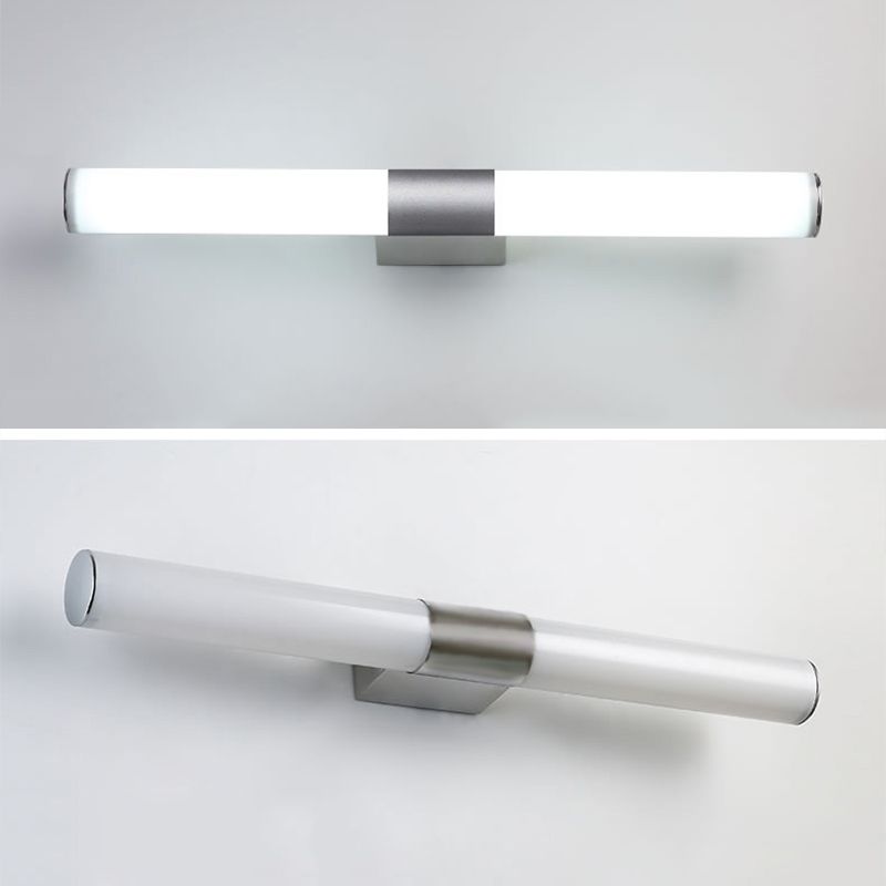 Estilo moderno Mirror de pared lineal Mirror delantero 2 luces Acrílico LED Light Strip