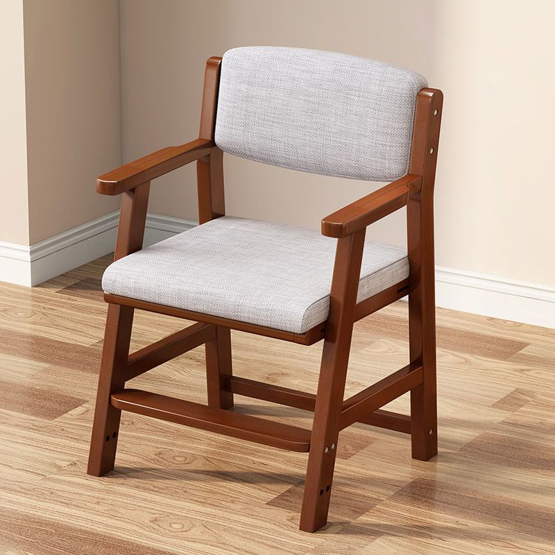 Wood Modern Indoor-Outdoor Chair Open Back Dining Single Chair for Home Use