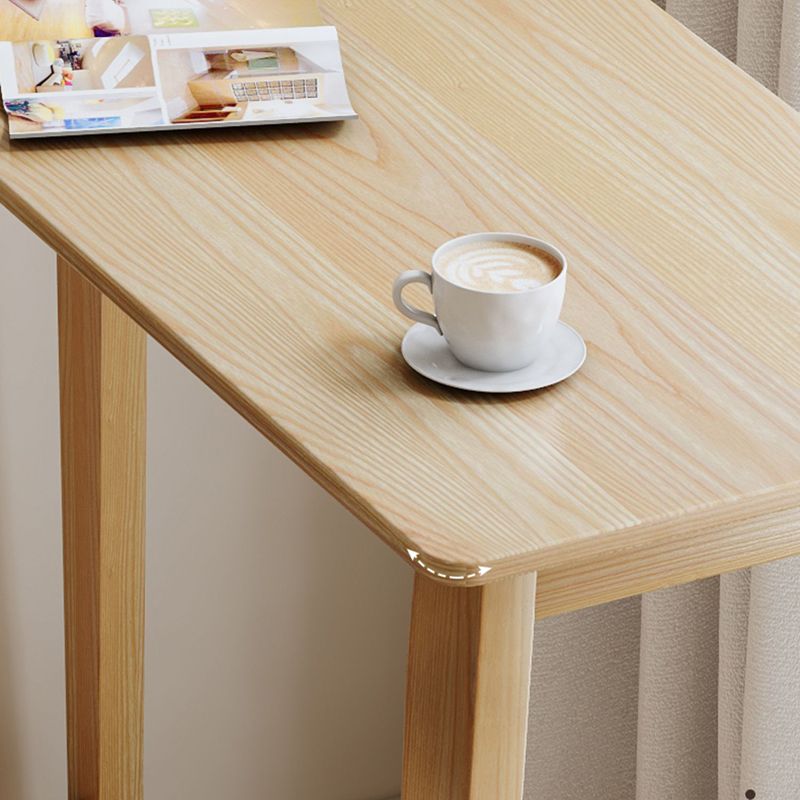 1/2/3 Pieces Counter Height Pub Set in Full Natural with Solid Wood