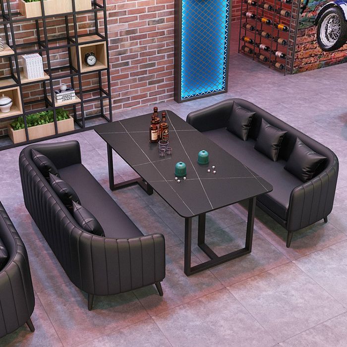 Industrial Style Dinner Room Kitchen Table Metal Base Table for Dinning Room