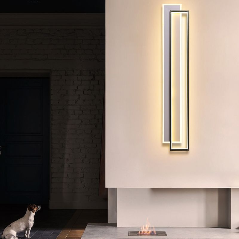 Stratizzazione dell'illuminazione di applique in metallo minimalista soggiorno a led lampada