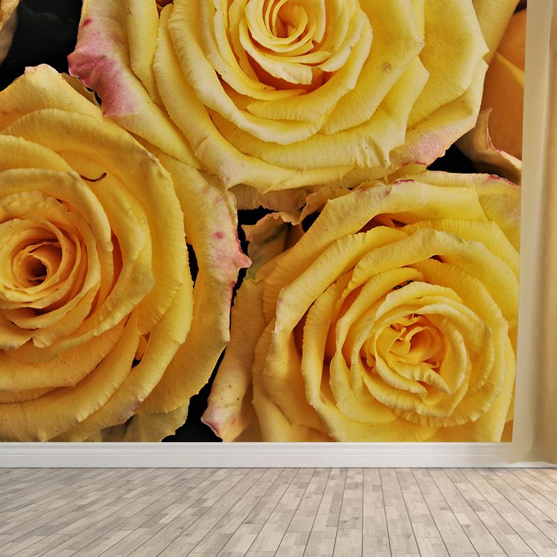 Flowers Photography Wallpaper Environment Friendly Mildew Resistant Indoor Wall Mural
