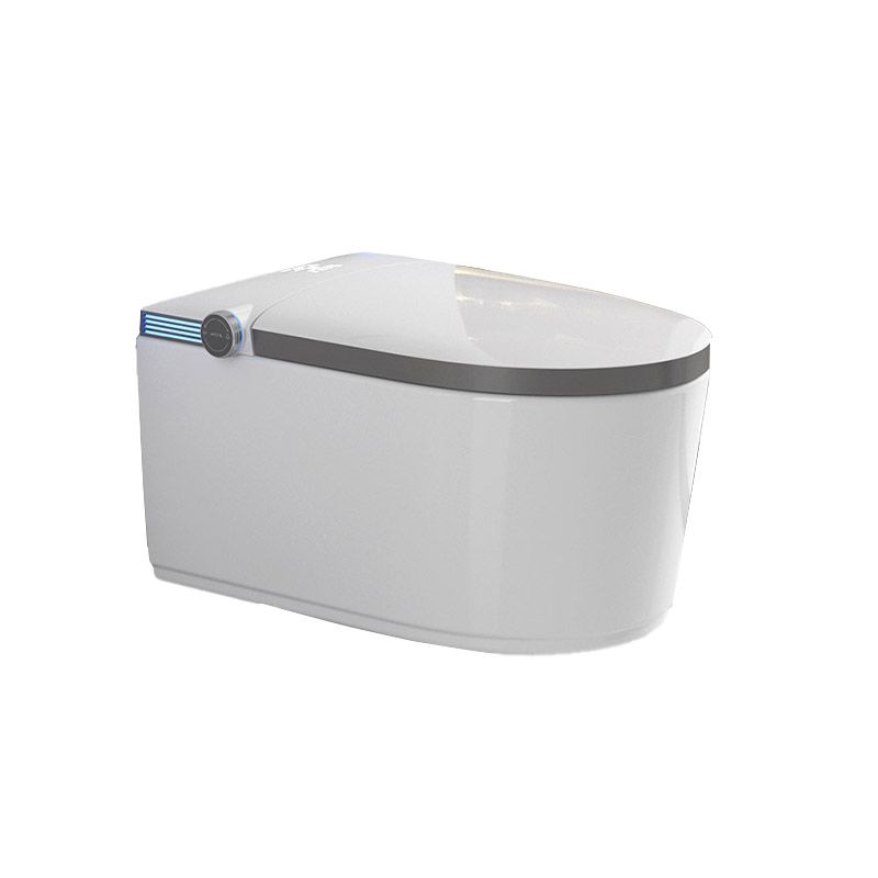 Modern 1-Piece Toilet Bowl In-Wall Urine Toilet with Slow Close Seat for Washroom