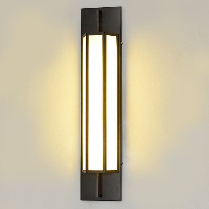 LED Wall Lamp Modern Waterproof Wall Mount Lamp with Acrylic Shade for Corridor