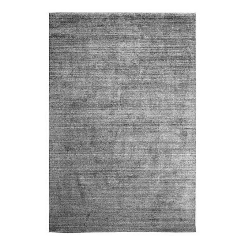 Tapis moderne bleu en Polyester de couleur Pure, lavable, pour la décoration de la maison
