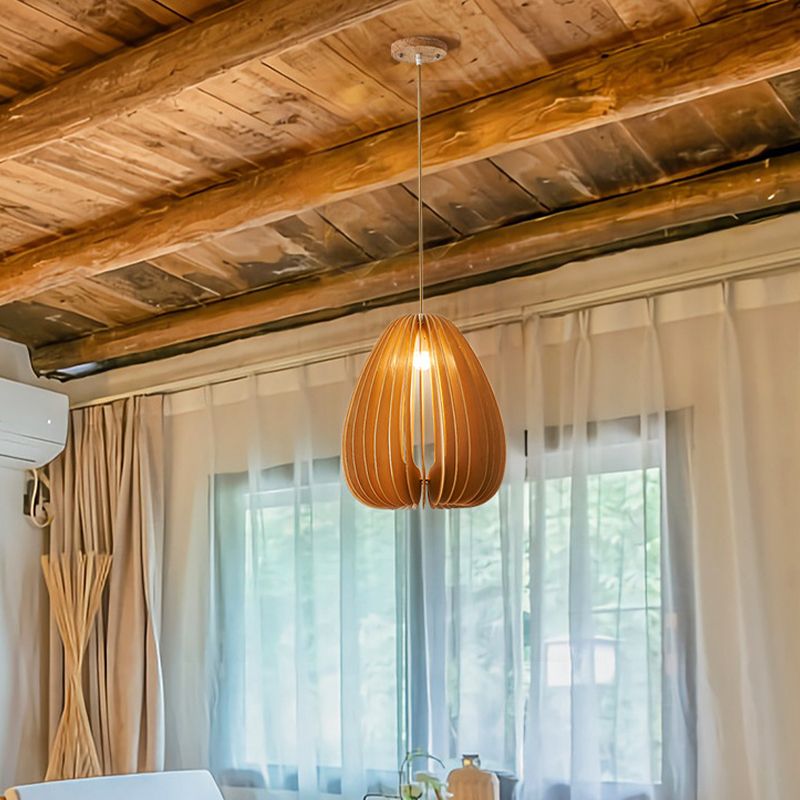 Nordic Style Pendant Ceiling Light Wood Living Room Hanging Light Fixture