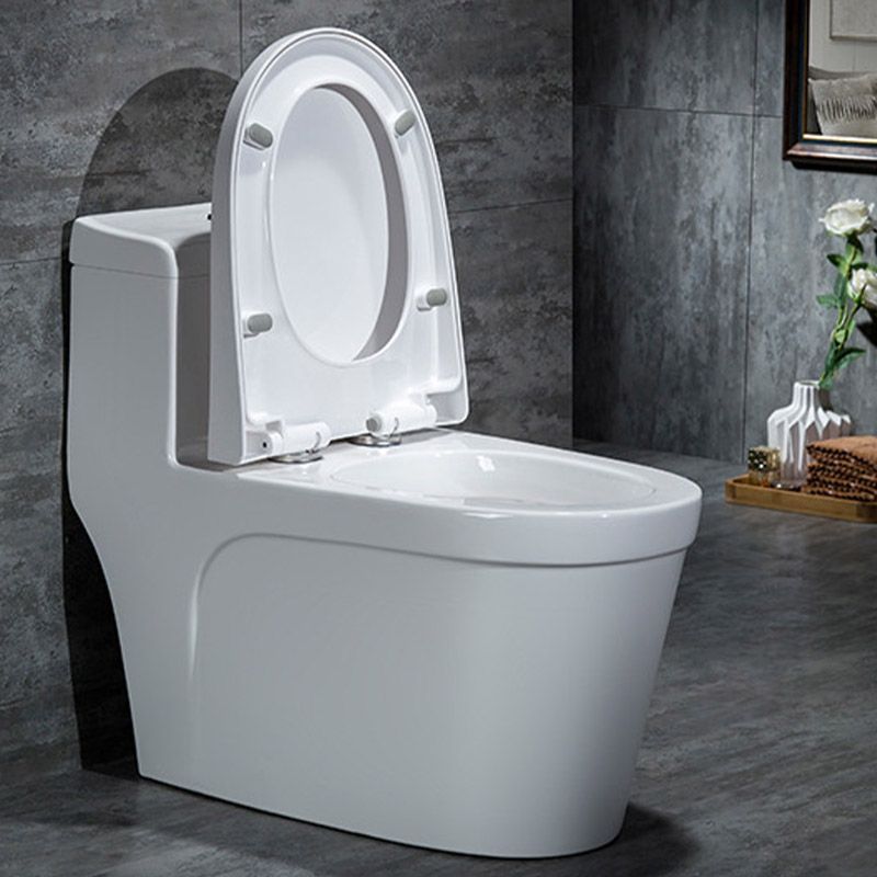 Traditional One Piece Toilet Bowl Floor Mounted White Urine Toilet for Bathroom