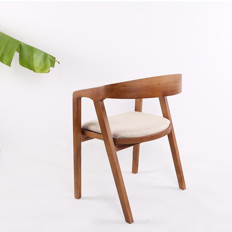 Traditional Wood Kitchen Dining Chairs Upholstered Arm Chairs