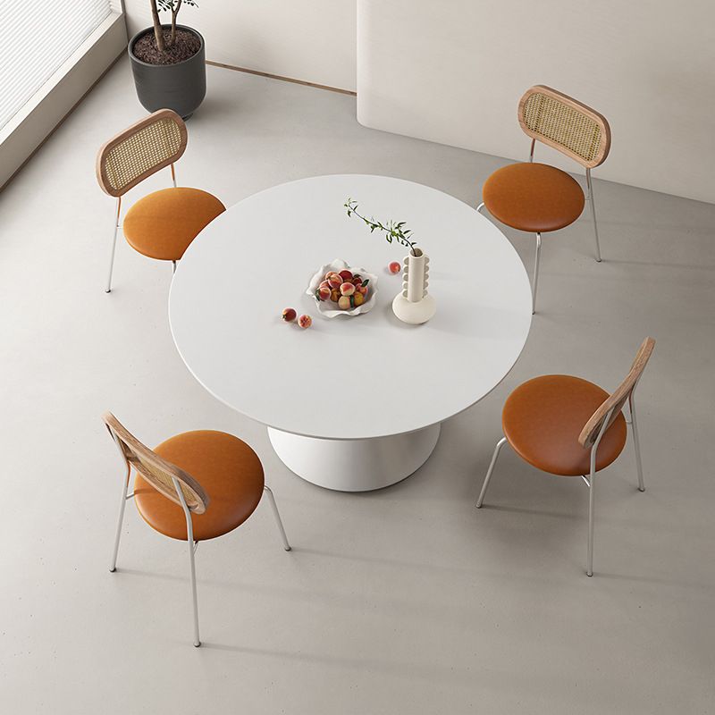 Modern Pedestal Round Dining Table Stone Table for Dining Room