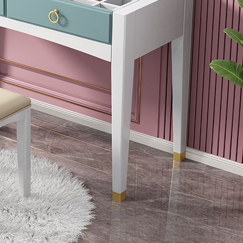 Flip Single Mirror Dressing Table39.37" One Drawer Vanity Table