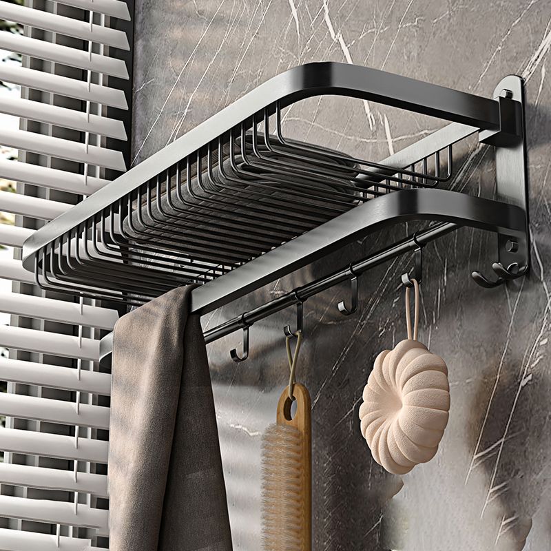 Modern Grey Bathroom Accessory Set Bath Shelf Bath Hardware Set