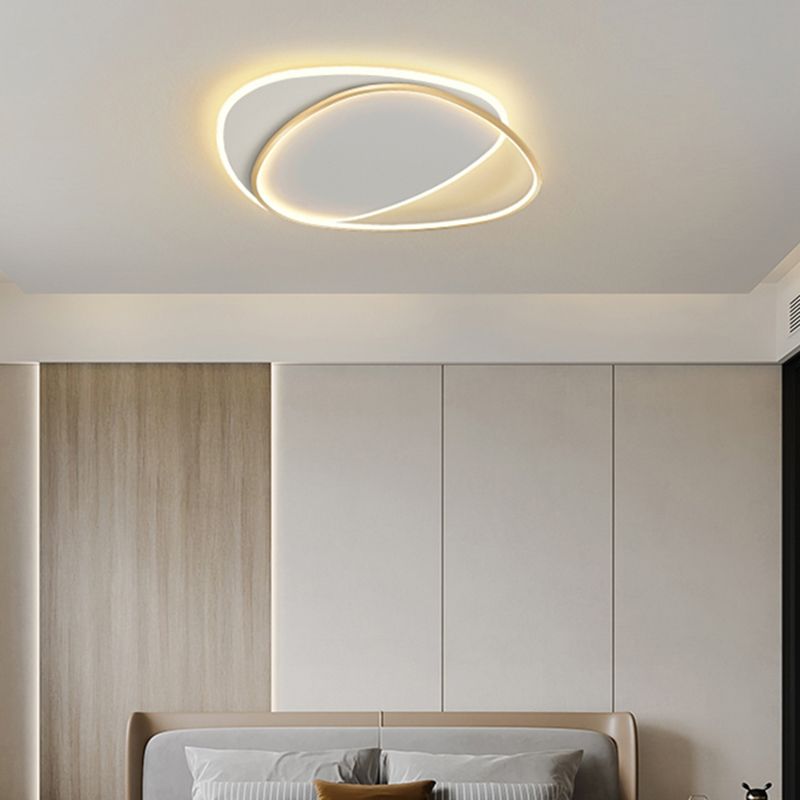 Lampada da soffitto a LED da incasso a soffitto di design dalla linea stile contemporaneo per soggiorno