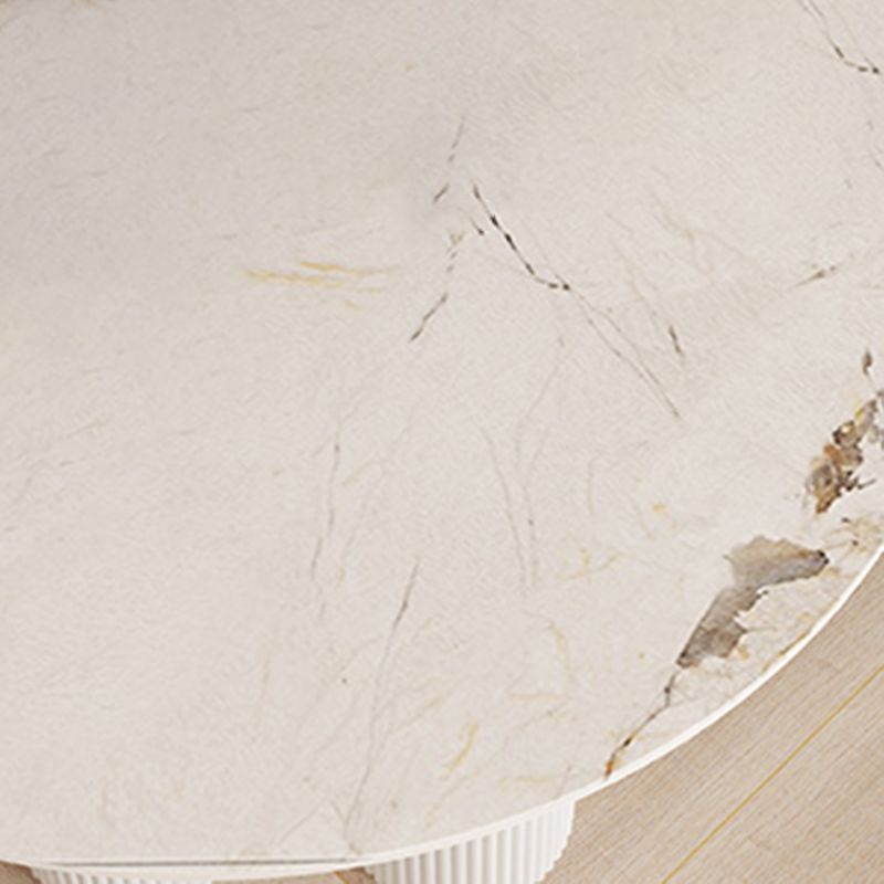 Modern Round Stone Dining Table 1/3 Pieces Dining Set for Dining Room