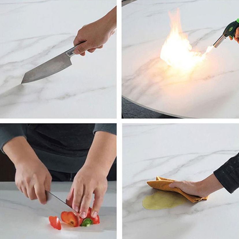 Modern 1/2/3/5 Pieces Sintered Stone Pub Table Set Fixed Counter Table Set for Home Use