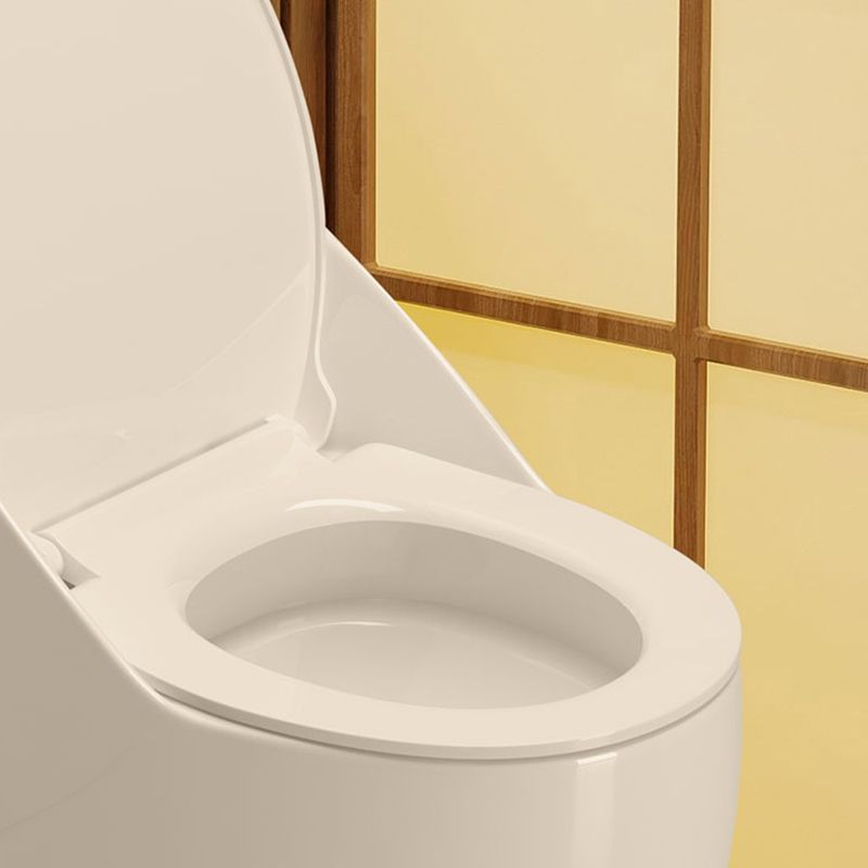 Contemporary Flush Toilet Floor Mounted Siphon Jet Toilet Bowl