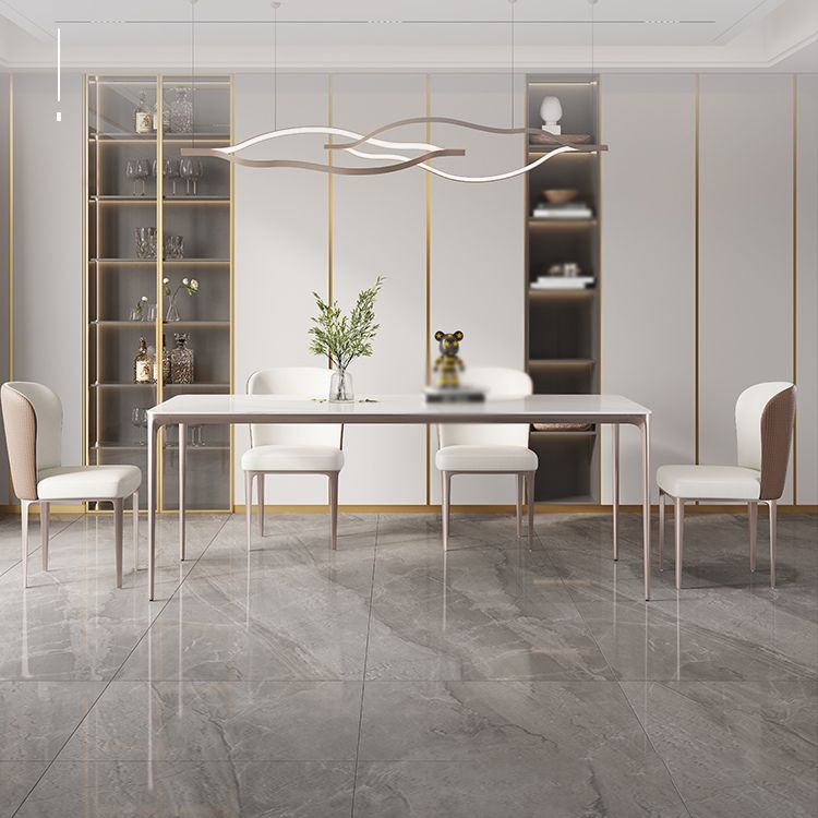 Modern 1/2/4/5/6 Pieces Table and Chairs Dining Set Sintered Stone Table and Chair Set