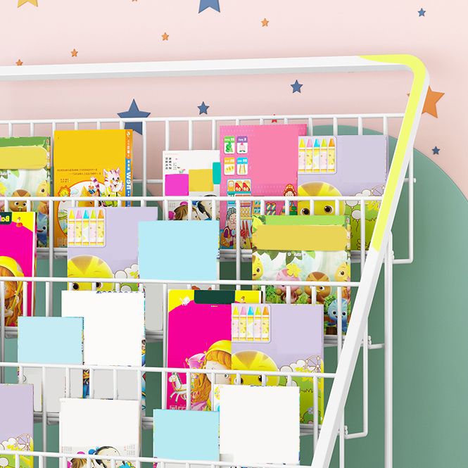 Contemporary Style Bookcase Closed Back Bookshelf for Home Office and Study Room