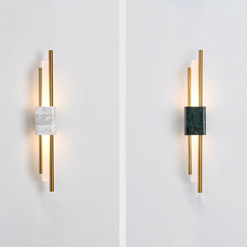 Lampada a parete a 1 luci lampada moderna a parete a parete con tonalità acrilica bianca