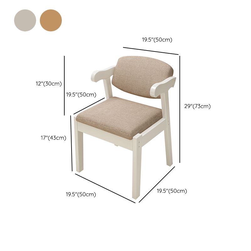 Wood Side Dining Chairs Modern Style Indoor-Outdoor Side Chair