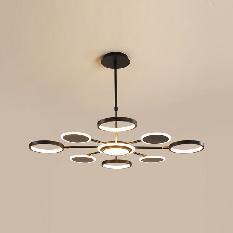 Lustres de lustre de style moderne