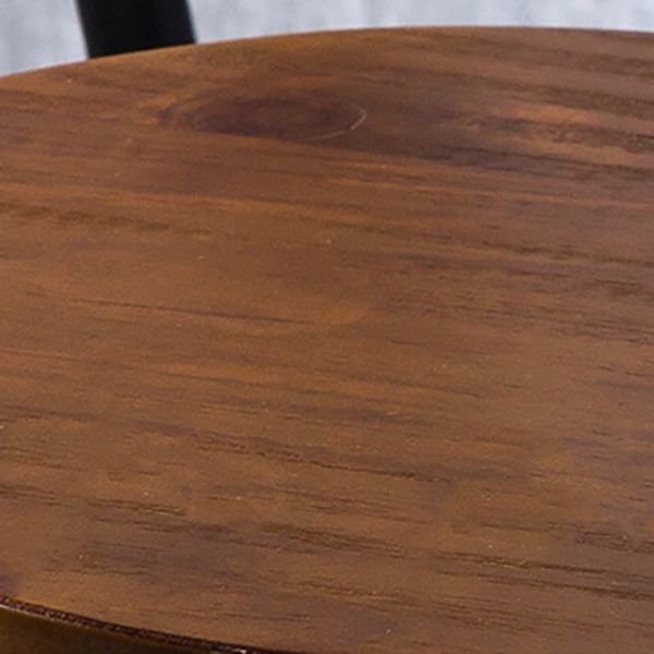 Industrial Style Backrest Counter Stool Iron Cafe Bar Stool with Seat and Pedal