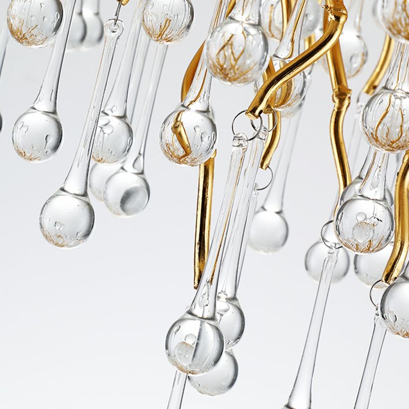 American Style Chandelier Crystal Multi Light Hanging Lights for Bedroom