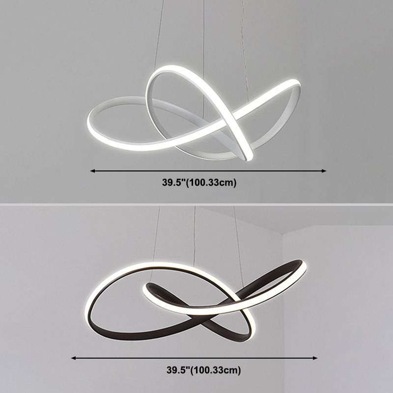 2 colori opzionali in atto opzionale lampadario moderno sospeso per la camera da letto del soggiorno