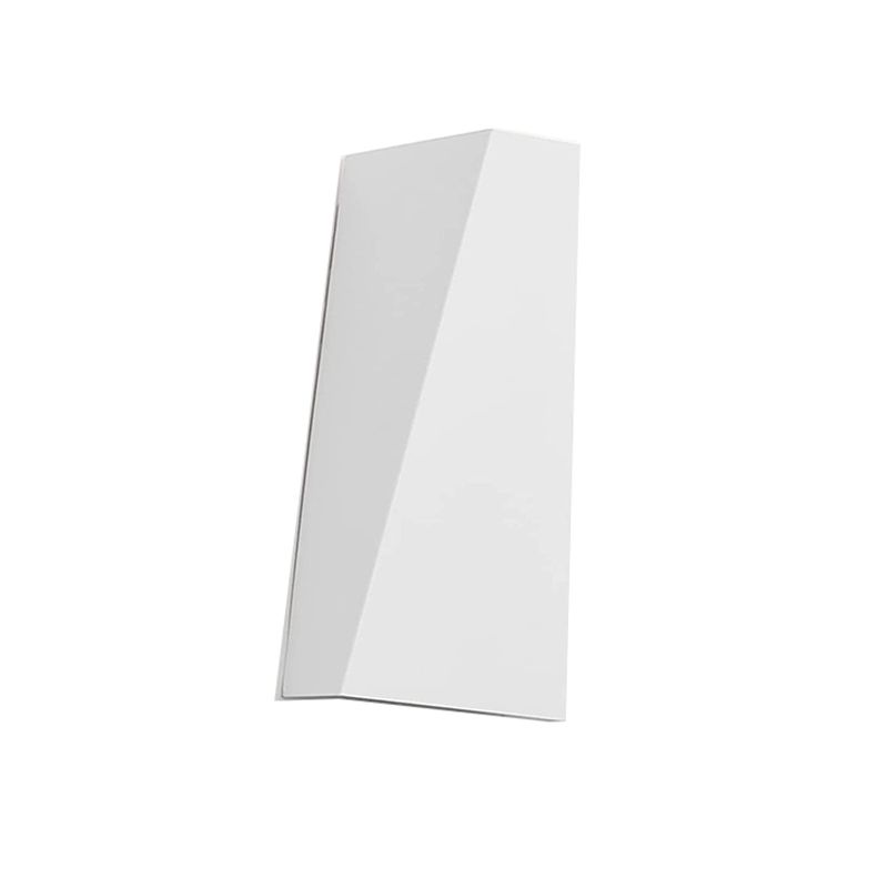 Geometric Shape Wall Lamp Modern Style Metal 2 Lights Wall Light in Black/White