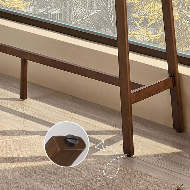 1/3/4 Pieces Table and Stool Set Contemporary Brown Solid Wood