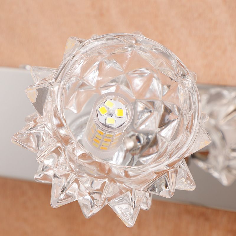 Contemporary Vanity Light Simple Glass Mirror Lighting Fixtures for Washing Room
