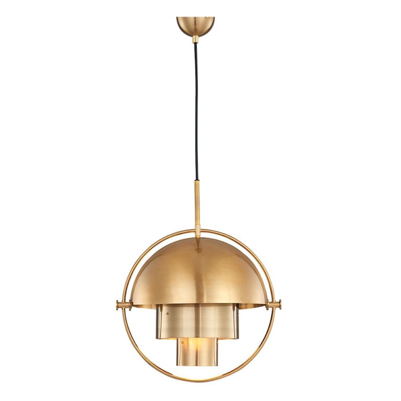 Luce a sospensione contemporanea in metallo Luce sospesa a 1 luce per sala da studio