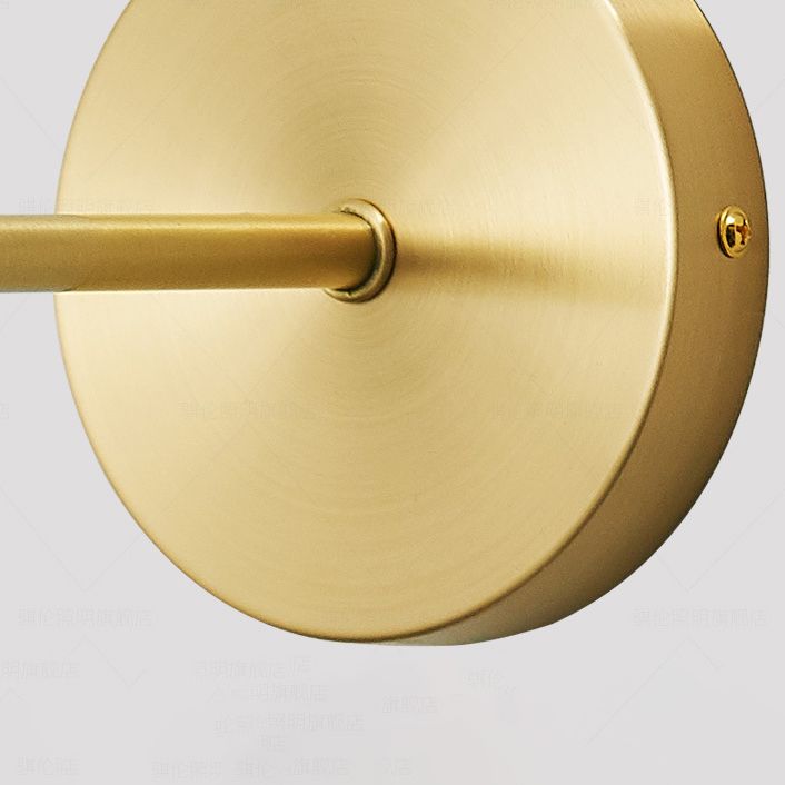 Contemporary Vanity Light Household Glass Shade Wall Light Sconce for Washroom