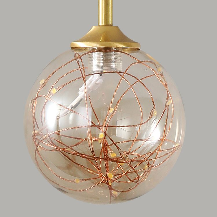 Zeitgenössische Küche Anhänger Lichter linear klare Glasinselbeleuchtungsideen