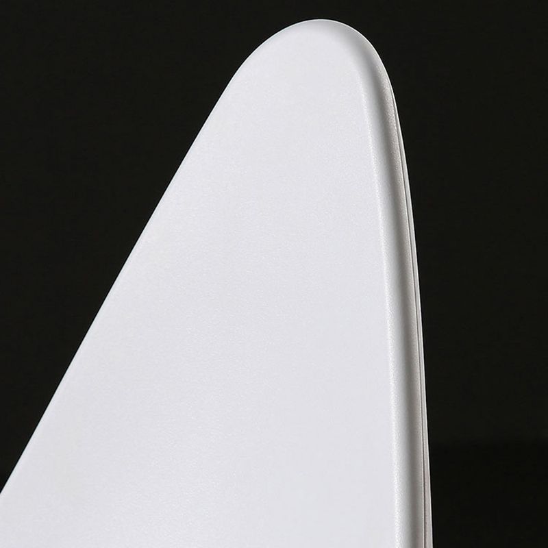 Sillas laterales sin brazos de estilo industrial, silla lateral con respaldo sólido de plástico para el hogar