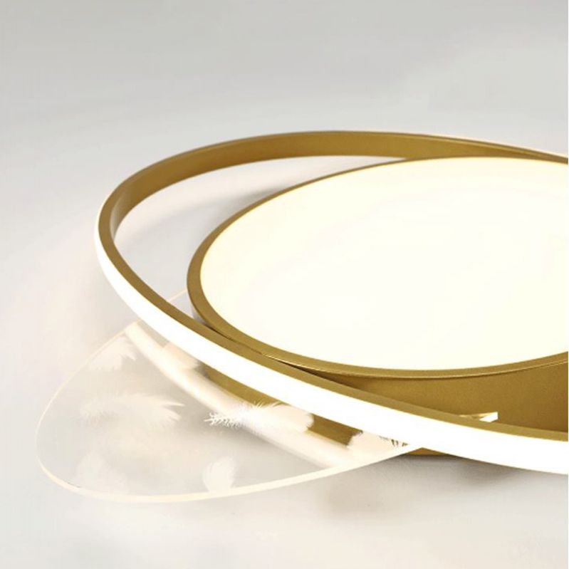 Light a soffitto a soffitto di piume Nordico Light Filful Light per soggiorno