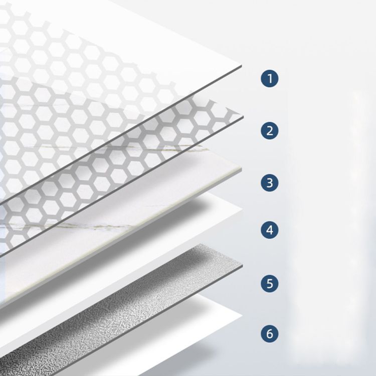 Single Tile Wallpaper Plastic Waterproof Peel and Stick Backsplash