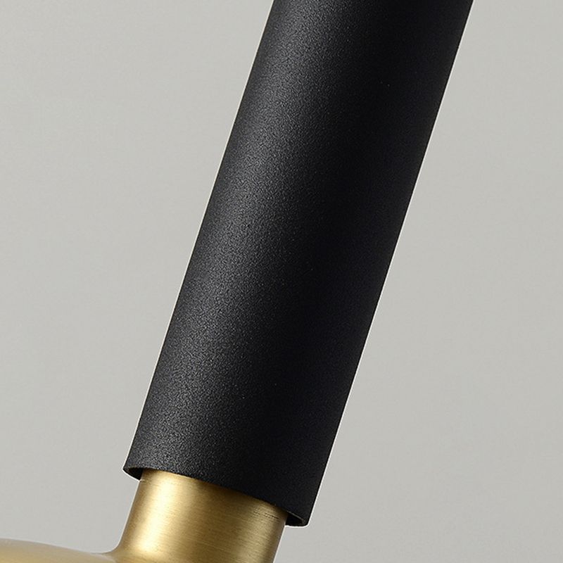 1 Light Pot Cover Hanging Pendant Postmodern Style Metal Hanging Lighting for Living Room