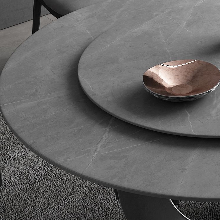 Modern 1/4/5/7 Pieces Dining Set Sintered Stone Round Dining Furniture Set /Separate Items