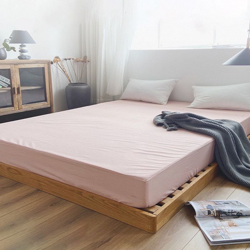 Solid Color Water Resistant Sheet Set 1-Piece Polyester Bed Sheet