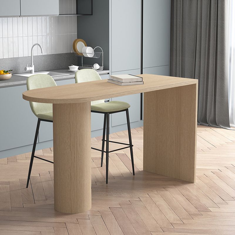 Solid Wood Bar Table Specialty Contemporary Bar Height Pub Table for Indoor